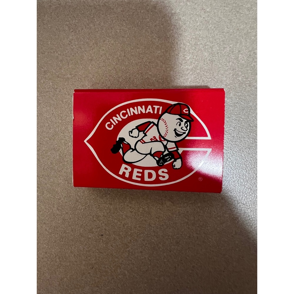 Vintage Cincinnati Reds Matchbook Mr Redlegs MLB Baseball Collectible 285